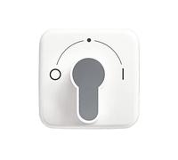 PLACCA CENTRALE PER INTERRUTTORE A CHIAVE BUSCH-JAEGER Placca centrale, Interruttore a chiave da incasso 2733 USL-101, Bianco, Grigio