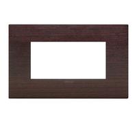Placca Classic 4M Wengé 19654.41 legno 4 posti vimar arkè