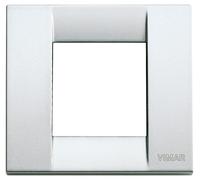 Placca Classica 1-2 Moduli - Argento Metallizzato - IDEA