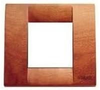 Placca Classica 1-2 Moduli, Finitura Legno Ciliegio, Codice: 17092.53