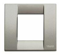 VIMAR IDEA PLACCA CLASSICA 1/2 MODULI TITANIO METALIZZATO 17092.24