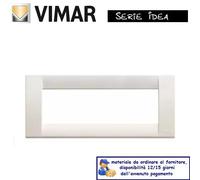 PLACCA CLASSICA 6P BIANCO VIMAR IDEA 16746.04