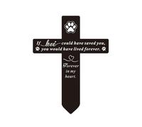 Placca commemorativa per cani, targa commemorativa per cani, impermeabile, in acrilico, per tombe, commemorativa, per giardini, prati, cortili, decorazione commemorativa (A)