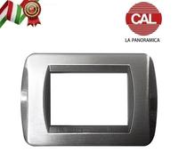 PLACCA COMPATIBILE BTICINO LIVING INTERNATIONAL IN OTTONE MASSICCIO