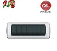 PLACCA COMPATIBILE BTICINO LIVING INTERNATIONAL IN OTTONE MASSICCIO