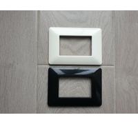 PLACCA COMPATIBILE MATIX BTICINO PLACCHE 3POST OFFERTA KIT RISPARMIA BIANCO NERO