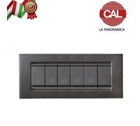 PLACCA COMPATIBILE VIMAR IDEA IN METALLO CAL LA PANORAMICA