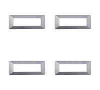 Placca compatibile ViMAR plana, Placche In Plastica set 4 pezzi 7 posti per sostituzione placche esistenti - si adattano perfettamente a supporto originale