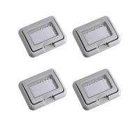 Placca con Coperchio 3P, Supporto Idrobox IP55, Compatibile con Bticino Matix