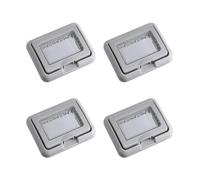 Placca con Coperchio 3P, Supporto Idrobox IP55, Compatibile con Bticino Matix