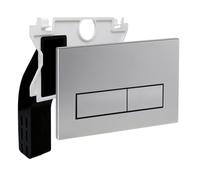 Placca Controllo Opaco per Geberit Duofix Sigma/Delta/BASIC Argento