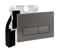 Placca Controllo Opaco per Geberit Duofix Sigma/Delta/BASIC Grigioscuro