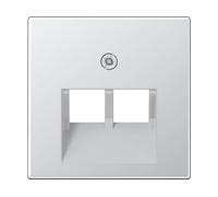 PLACCA COPERTURA PER PRESA DATI JUNG A569-2BFPLUAAL - 2 porte