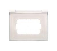 PLACCA COPERTURA STAGNA COMPATIBILITA' UNIVERSALE 3M IDROBOX 3 MODULI BIANCA-GRIGIA-NERA - ETTROIT (BIANCO)