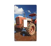 Placca copri interruttore con stampa di un vecchio trattore fotografico, 1 banda piastra da parete singola interruttore luce piastra di copertura