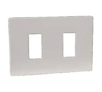 PLACCA COPRIFRUTTI VENUS MARLANVIL RESINA AVORIO POSTI 2 MM 115X80 PZ 20