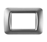 Gewiss Placca Top System GW22606 6 posti Titanio metallizzato