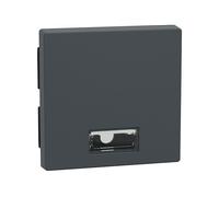 PLACCA COPRITASTO INTERRUTTORE MERTEN & STORCK Merten Wippe Simbolo Finestra antracite rettangolare 433814
