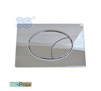 PLACCA CROMATA CROMO ASTRA DOPPIO TASTO COMPATIBILE NON ORIGINALE GEBERIT NEW