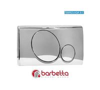 PLACCA CROMO PER CASSETTA DI SCARICO TEMPO DUE RICAMBIO TREMOLADA 6051C