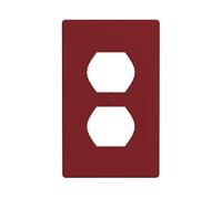 Placca da parete 11,4 x 7 cm YYHWHJDE Deep Red Prints, materiale PC resistente, resistente al calore e allo sbiadimento, facile da pulire, dimensioni standard