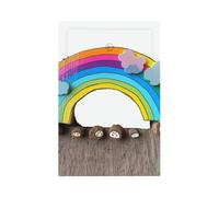 Placca da parete arcobaleno piccola copertura per interruttore 1 banda duplex presa elettrica piastra a parete copertura interruttore luce per cucina camera da letto Decor