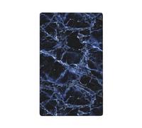 Placca da parete bianca in marmo di lusso nera blu navy di lusso singolo interruttore bianco copertura decorativa 1 banda per cucina camera bagno dimensioni 11,4 x 7 cm