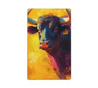 Placca da parete colorata astratta con toro singolo a levetta vuota copertura interruttore luce decorativa 1 banda per cucina stanza bagno Dimensioni 11,4 x 7 cm