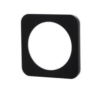 Placca da parete con 1 chiave in plastica, colore nero, ideale per impianti elettrici interni.