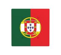 Placca da parete con bandiera del Portogallo, doppia banda, interruttore decorativo, dimensioni standard - 11,4 x 11,4 cm