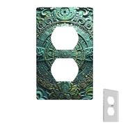 Placca da parete con calendario Maya Fine del Mondo, piastre decorative da parete, copertura per presa di corrente, 1 interruttore a levetta, piastra per interruttore della luce, per camera da letto