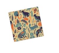 Placca da parete decorativa per presa di corrente a 2 bande Duplex Wallplate Australian Animals Edge Outlet Cover per interruttore della luce Placca decorativa da parete 12,7 x 7,6 cm Termoplastica