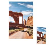 Placca da parete decoratore 1-Gang copri interruttori luce di medie dimensioni 5 "x 3" Presa copre archi ingresso parco nazionale piastre da parete per prese elettriche Copertura spina Piastre per