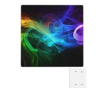 Placca da parete decoratore 2 Gang coperture per interruttori di presa duplex Coperture di uscita fumo arcobaleno piastre da parete per prese elettriche Copertura spina di medie dimensioni Piastre