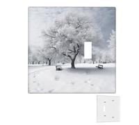 Placca da parete decoratore 2 Gang copri interruttori per prese duplex coperture per prese elettriche Piastre da parete per prese elettriche Piastre per interruttori a bilanciere doppie di medie