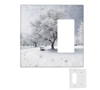 Placca da parete decoratore 2 Gang copri interruttori per prese duplex coperture per prese elettriche Piastre da parete per prese elettriche Piastre per interruttori a bilanciere doppie di medie
