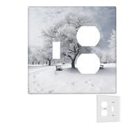 Placca da parete decoratore 2 Gang copri interruttori per prese duplex coperture per prese elettriche Piastre da parete per prese elettriche Piastre per interruttori a bilanciere doppie di medie