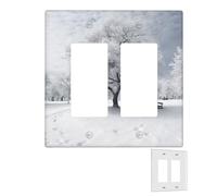 Placca da parete decoratore 2 Gang copri interruttori per prese duplex coperture per prese elettriche Piastre da parete per prese elettriche Piastre per interruttori a bilanciere doppie di medie