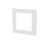 Placca da parete in plastica bianca a 1 chiave, ideale per impianti elettrici e decorazione di interni.