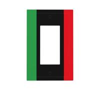 Placca da parete per interruttore della luce della Libia, copertura a bilanciere singolo, 1 banda, decorazione per presa di corrente per casa, cucina, camera da letto, bagno