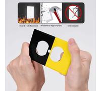 Placca da parete stampata con bandiera del Baden-Württemberg, materiale PC, resistente agli urti, standard britannico, resistente al calore, commerciale residenziale