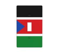 Placca da parete stampata con bandiera del Sud Sudan, copertura decorativa in policarbonato per casa e ufficio