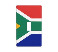 Placca da parete stampata con bandiera del Sudafrica, copertura decorativa in policarbonato per casa e ufficio