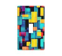 Placca da parete stampata con diagramma geometrico quadrato, copertura decorativa dell'incavo del policarbonato per casa e ufficio