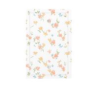 Placca da parete vuota a 1 banda, placca decorativa per interruttore della luce gialla e rosa, frammenti floreali per camera da letto e soggiorno