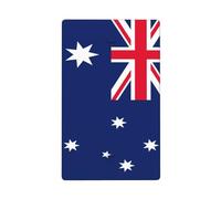 Placca da parete vuota con bandiera australiana singola interruttore decorativo 1 banda per cucina stanza bagno dimensioni 11,4 x 7 cm