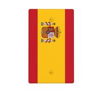 Placca da parete vuota con bandiera della Spagna singola, copertura decorativa per interruttore della luce, 1 banda, per cucina, camera da letto, bagno, dimensioni 11,4 x 7 cm
