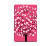 Placca da parete vuota con fiore che sboccia in un vaso, per interruttore della luce, decorativo, 1 banda, per cucina, camera da letto, bagno, dimensioni 11,4 x 7 cm
