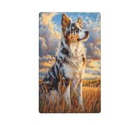 Placca da parete vuota con interruttore singolo da pastore da pastore da pastore al pascolo copertura decorativa per interruttore della luce 1 banda per cucina stanza bagno dimensioni 11,4 x 7 cm