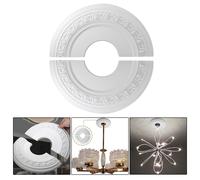 Placca da Soffitto Medaglione Illuminazione Rosone Split Design Staccabile